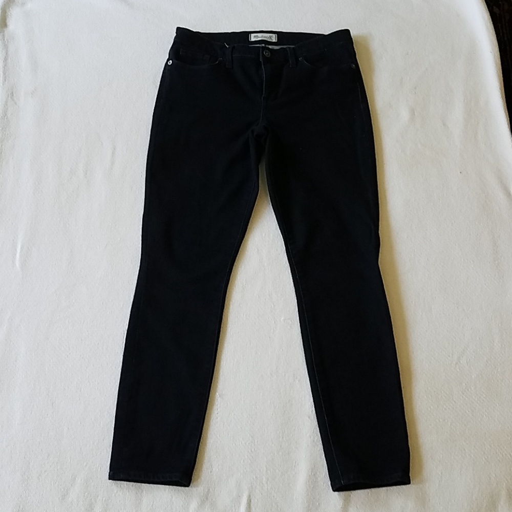 Madewell High Rise Skinny Dark Wash Jeans